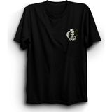 The Fame Kova Burcu Aquarius Astroloji Siyah Kadın T-shirt
