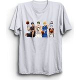 The Fame Kuroko'nun Basketbolu, Kuroko's Basketball, V2, Manga, Anime, Pamuk Tişört - Beyaz