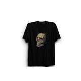The Fame Kurukafalar Kolaj Skulled Skulls Gotik Siyah Unisex T-shirt