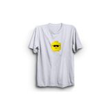 The Fame L-Yellow Man Lgo Kafası Sarı Adam Beyaz Kadın T-shirt