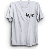 The Fame Lamb Of God, Mini Logo, Rock Metal Grup Tişörtü - Beyaz - 5XL