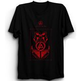 The Fame Linkin Park, Red Mask, Rock Metal Grup Tişörtü - Siyah - XL