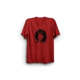 The Fame Lizzard King Morrissooonn Black Dooors Kırmızı Pamuk Kadın T-shirt