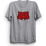 The Fame Lynyrd Skynyrd, Font-Vx, Rock Metal Müzik Grubu Tişörtü - 4XL - Gri