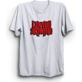 The Fame Lynyrd Skynyrd, Font-Vx, Rock Metal Müzik Grubu Tişörtü - 8 - 9 Yaş - Beyaz