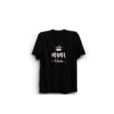 The Fame Mama Claus Noel Anne Christmas Yeni Yıl Yılbaşı Siyah Kadın T-shirt
