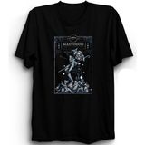 The Fame Mastodon, Rock, Heavy Metal Müzik Grubu Baskılı, %100 Pamuk Tişört - 5XL - Siyah