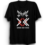 The Fame Mayhem, Ordo Ad Chao, Rock Metal Müzik Grubu Pamuk Tişört - Siyah - XL
