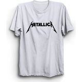 The Fame Metallica Classic Logo, Rock Metal Grup Tişörtü - XS - Beyaz