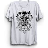 The Fame Metallica, Death Magnetic, Rock, Metal Tişört - Beyaz