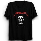 The Fame Metallica Fade To Black Rock Metal Grup Siyah Kadın T-shirt