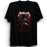 The Fame Metallica, Master Of Puppets, Dsgn-02, Rock Metal Müzik Grubu %100 Pamuk Tişört - Siyah