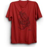 The Fame Måneskin, Hands Rock Metal Tişört - 4XL - Kırmızı