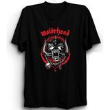 The Fame Motörhead With Red Rock Metal Grup Siyah Unisex T-shirt