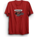 The Fame Motosiklet Motobike Motorcycle Gaz Gas Chopper Kırmızı Kadın T-shirt