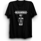 The Fame Muhammed Ali Glove Wings Boks Boxing Siyah Kadın T-shirt