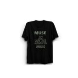 The Fame Muse Temalı Concert Rock Metal Müzik Grubu Siyah Unisex T-shirt