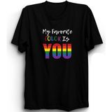 The Fame My Favorite Color Is You, Favori Rengim Sensin %100 Pamuk Tişört - Siyah - 5XL