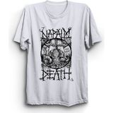The Fame Napalm Death SR01 Rock Metal Grup Tişörtü - 5XL - Beyaz