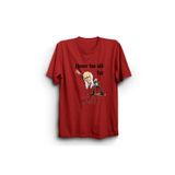 The Fame Never Too Old For AC DC Rock Metal Müzik Grubu Kırmızı Kadın T-shirt