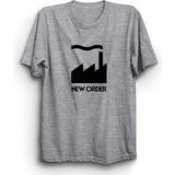 The Fame New Order, Factory Records, Rock Metal Müzik Grubu, Unisex, Gri Pamuk Tişört - XL