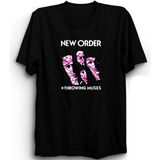 The Fame New Order, Throwing Muses, Rock Metal Müzik Grubu, Unisex %100 Pamuk Tişört - Siyah - XL