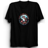 The Fame Nightmare Santa Freddy Krueger Korku Noel Siyah Kadın T-shirt