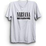 The Fame Nirvana, Nevermind, Black Design, Rock Metal Müzik Grubu Tişörtü - 6 - 7 Yaş - Beyaz