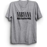 The Fame Nirvana, Nevermind, Black Design, Rock Metal Müzik Grubu Tişörtü - 6 - 7 Yaş - Gri