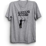 The Fame Okçuluk Archery Ok Yay Gri Kadın T-shirt