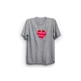 The Fame Oyuncak Kalp Heart From Toy Gri Kadın T-shirt