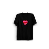 The Fame Oyuncak Kalp Heart From Toy Siyah Kadın T-shirt