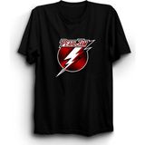 The Fame Pearl Jam, Red Logo, Rock Metal Grup Tişörtü - 2XL - Siyah