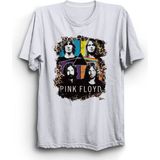 The Fame Pink Floyd, Leopard Design Rock Metal Grup Tişörtü - 2XL - Beyaz