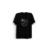 The Fame Pink Mechanic Rock Metal Müzik Grubu Siyah Unisex T-shirt