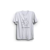 The Fame Porcupine Head Rock Metal Beyaz Kadın T-shirt