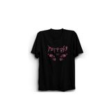 The Fame Portals Müzik Pink Siyah Unisex T-shirt
