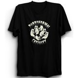 The Fame Purranormal Cativity Parody Of Paranormal Activity Kedi Cats Siyah Kadın T-shirt