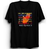 The Fame Radiohead, In Rainbows, Rock Metal Müzik Grubu Tişörtü - 5XL - Siyah