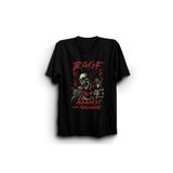 The Fame Rage Mach RATM Rock Metal Müzik Grubu Siyah Kadın T-shirt