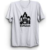 The Fame Ramones, S09, Rock Metal Grup Tişörtü - Beyaz - XL
