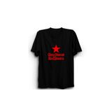 The Fame RATM Band Rock Metal Red Star Siyah Kadın T-shirt