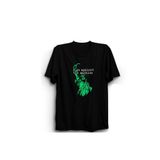 The Fame RATM GRN Design Siyah Kadın T-shirt