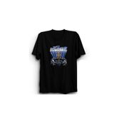The Fame Scorps Blue-8 Rock Metal Müzik Grubu Siyah Unisex T-shirt