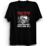 The Fame Skid Row, Youth Gone Wild, Rock Metal Müzik Grubu %100 Pamuk Tişört - 8 - 9 Yaş - Siyah