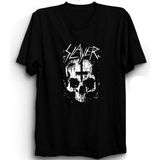The Fame Slayer Skull Kurukafa Rock Metal Grup Siyah Kadın T-shirt