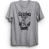 The Fame Sleeping With Sirens, Anchor, Rock Metal Müzik Grubu Tişörtü - Gri - 8 - 9 Yaş