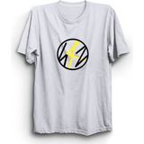 The Fame Stray Logo Yellow Colored K-Pop Beyaz Kadın T-shirt