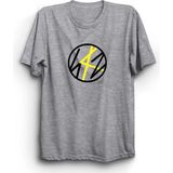 The Fame Stray Logo Yellow Colored K-Pop Gri Kadın T-shirt