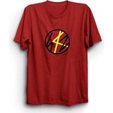The Fame Stray Logo Yellow Colored K-Pop Kırmızı Kadın T-shirt